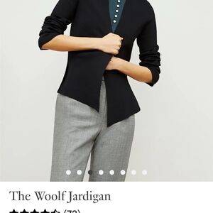 The Woolf Cardigan - Black